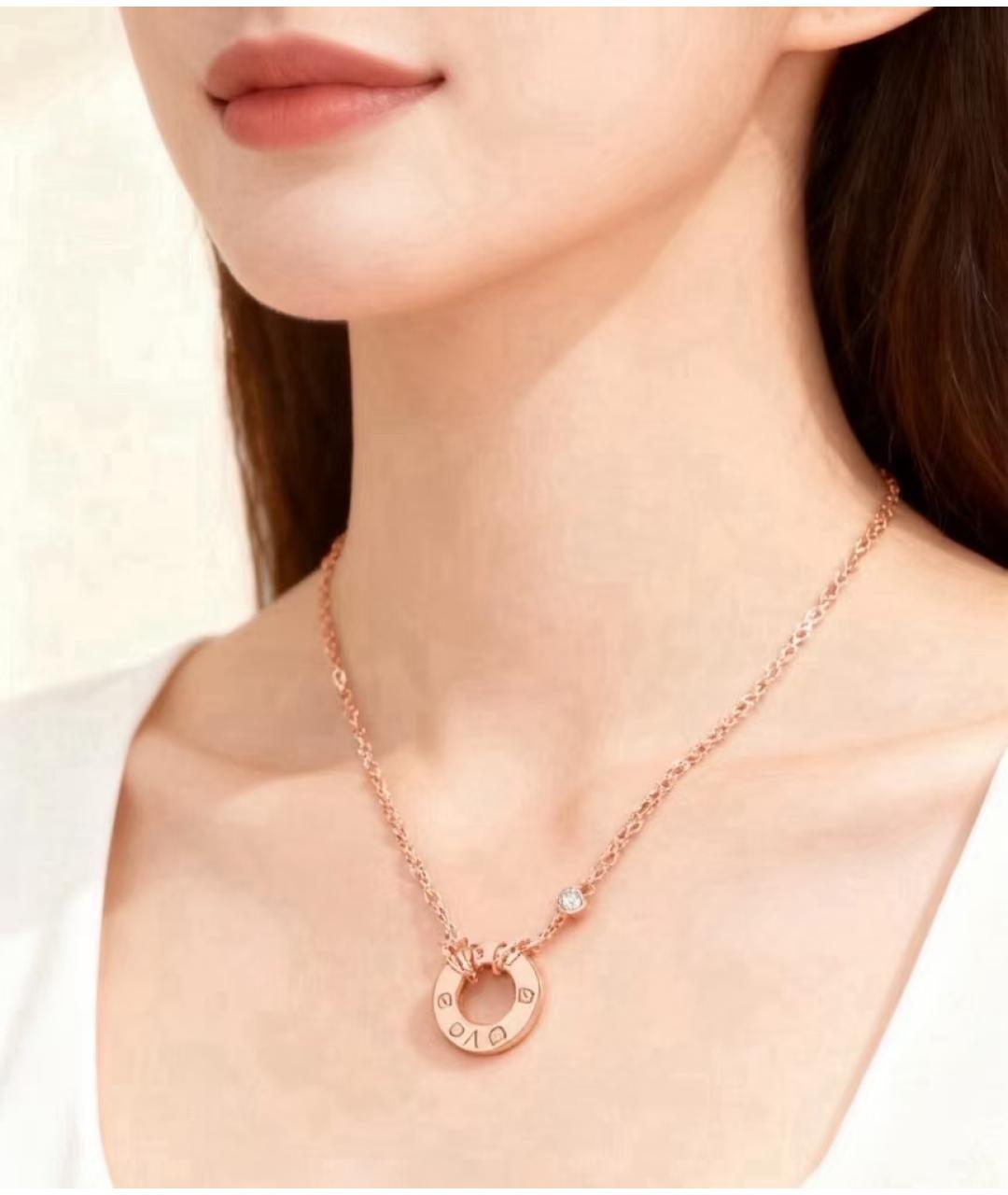 CARTIER Золотая подвеска из розового золота, фото 2