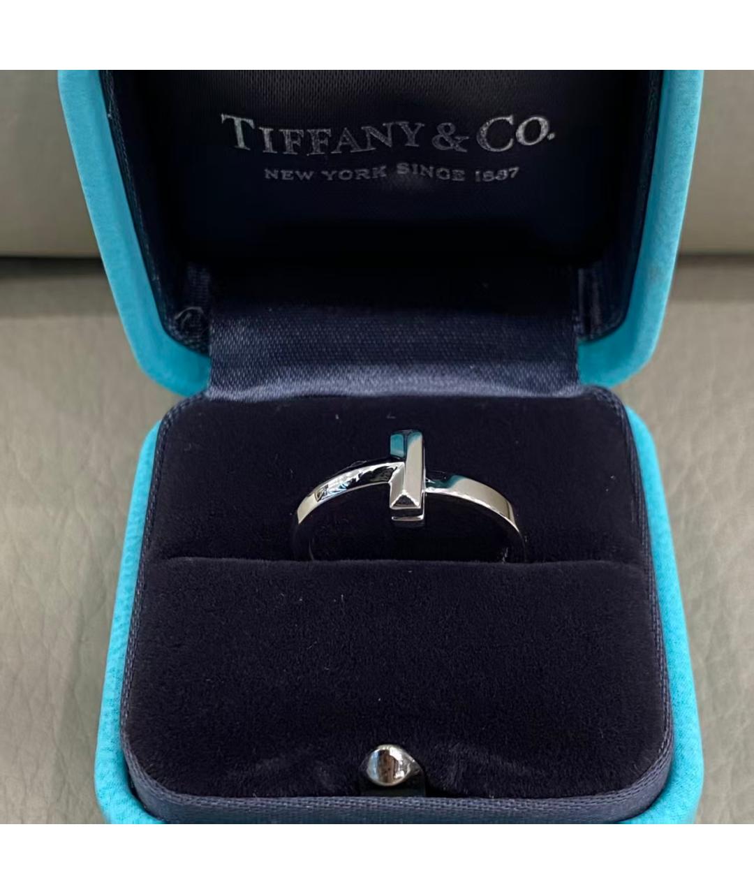 TIFFANY&CO Серебряное кольцо из белого золота, фото 3
