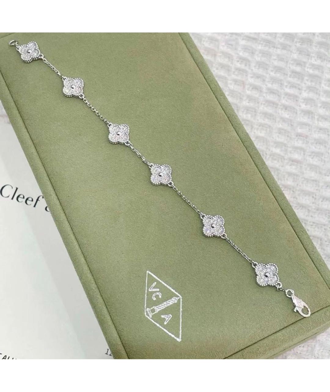 VAN CLEEF & ARPELS Серебряный браслет из белого золота, фото 3