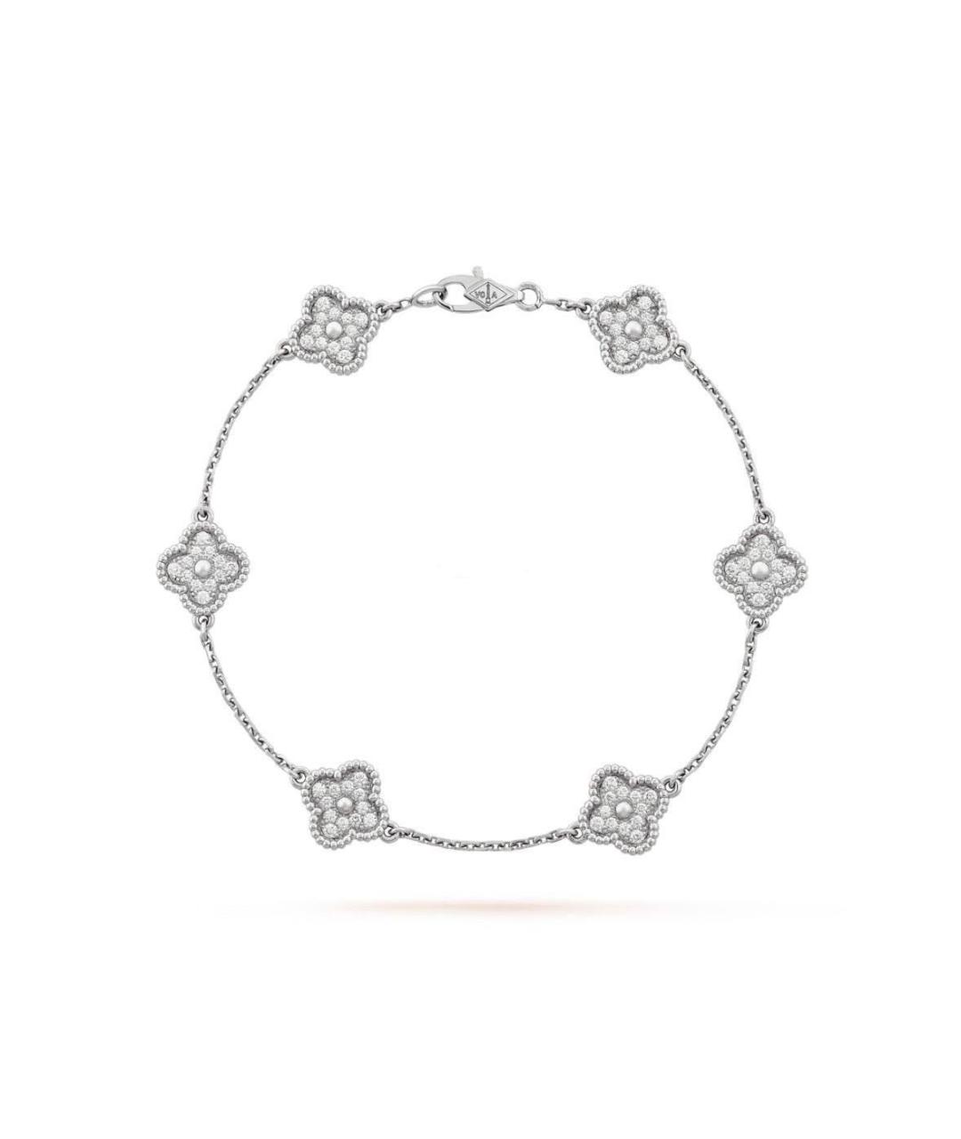 VAN CLEEF & ARPELS Серебряный браслет из белого золота, фото 5