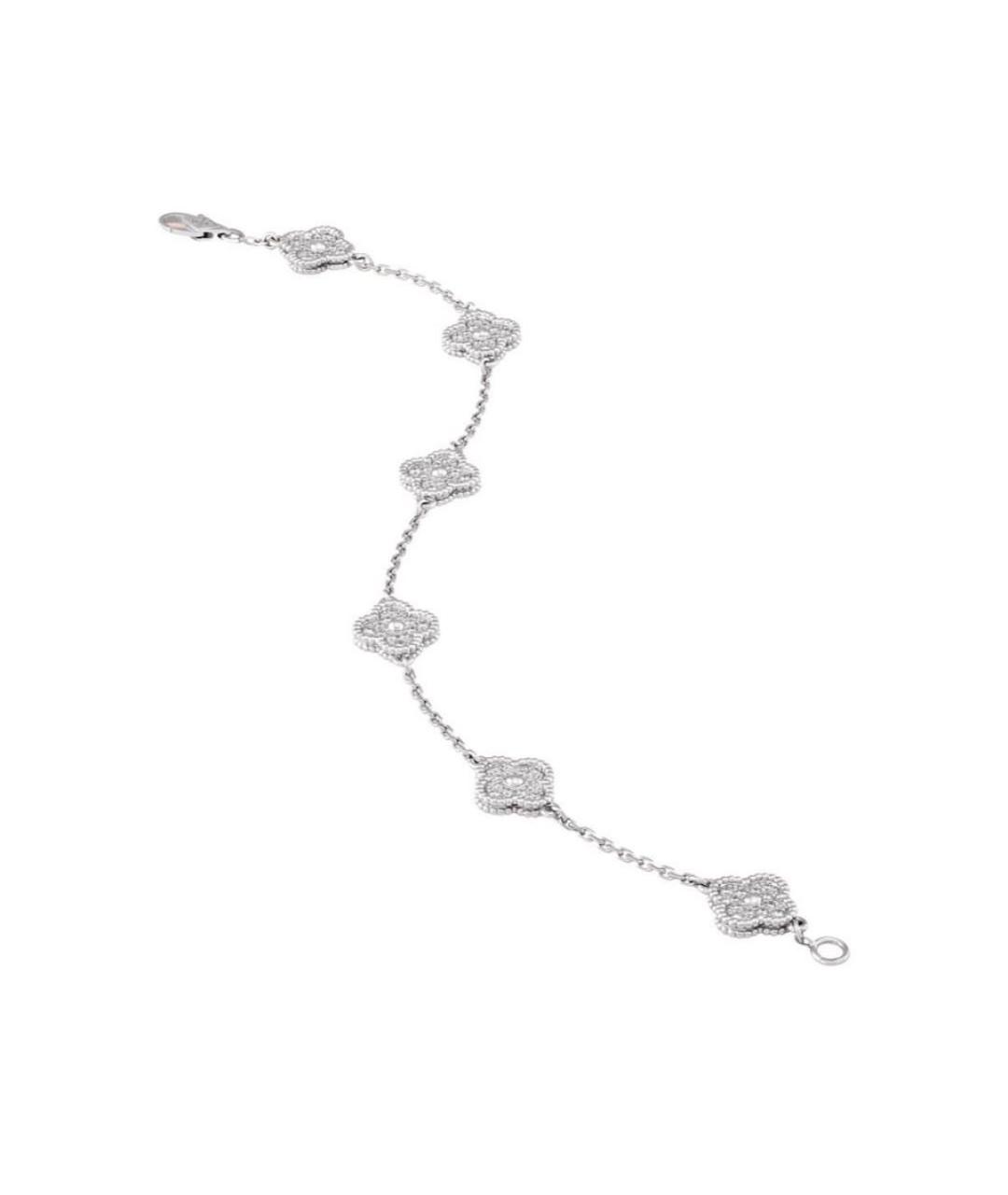 VAN CLEEF & ARPELS Серебряный браслет из белого золота, фото 2