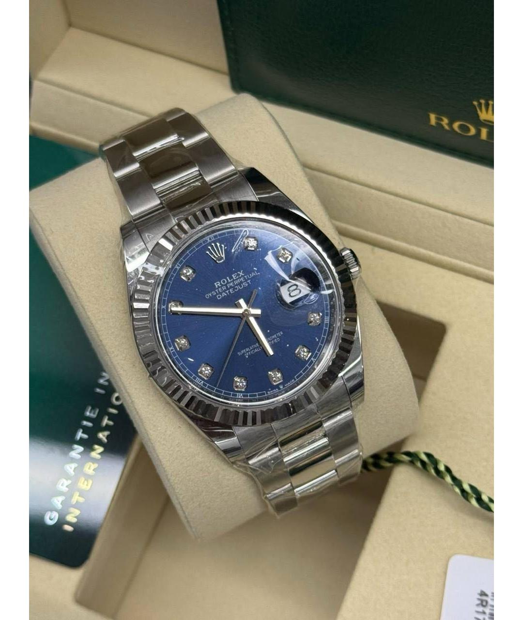 ROLEX Серебряные часы, фото 9
