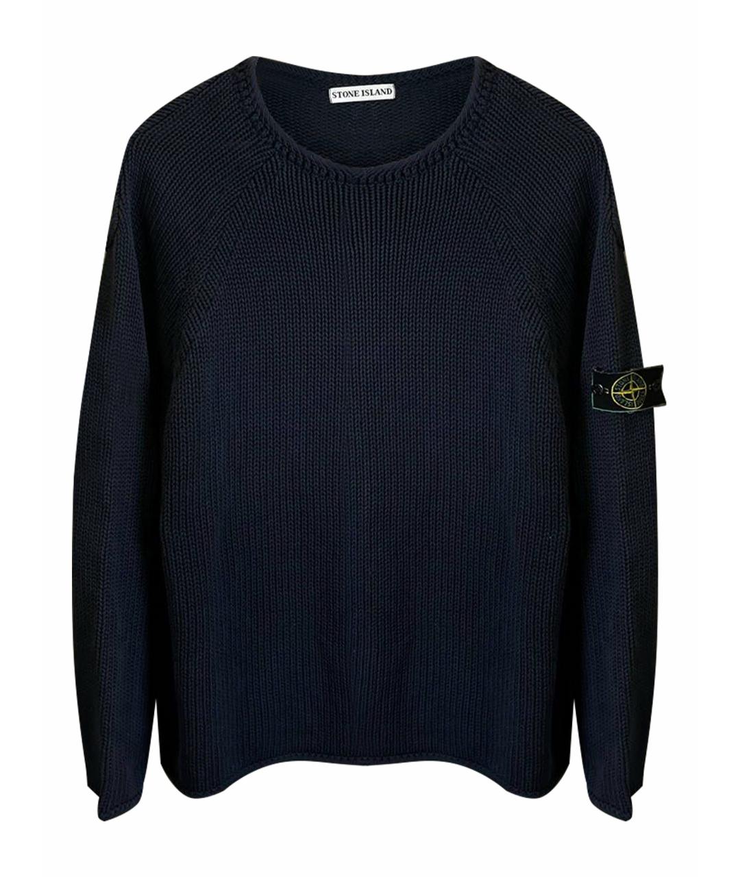 STONE ISLAND Темно-синий джемпер / свитер, фото 1