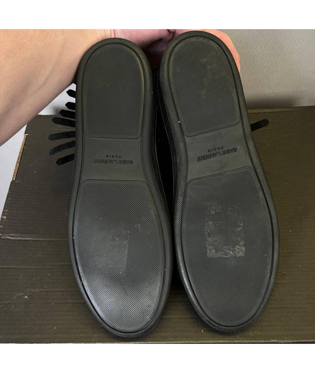 SAINT LAURENT Черные кроссовки, фото 6