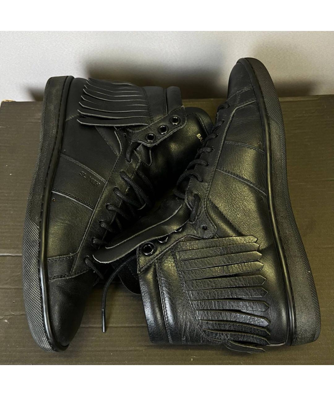 SAINT LAURENT Черные кроссовки, фото 9