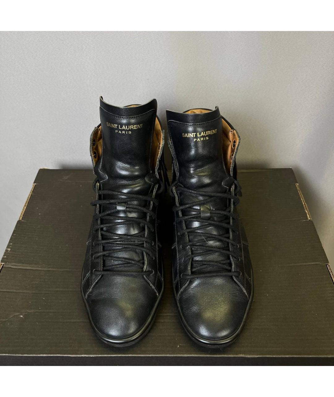 SAINT LAURENT Черные кроссовки, фото 3