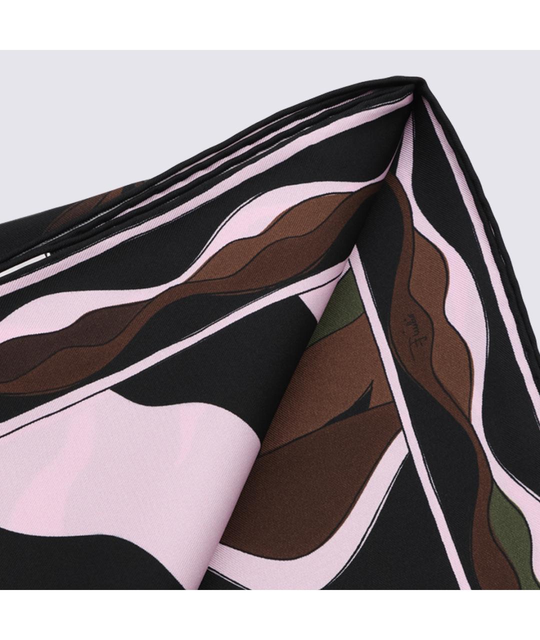 EMILIO PUCCI Мульти шелковый платок, фото 2