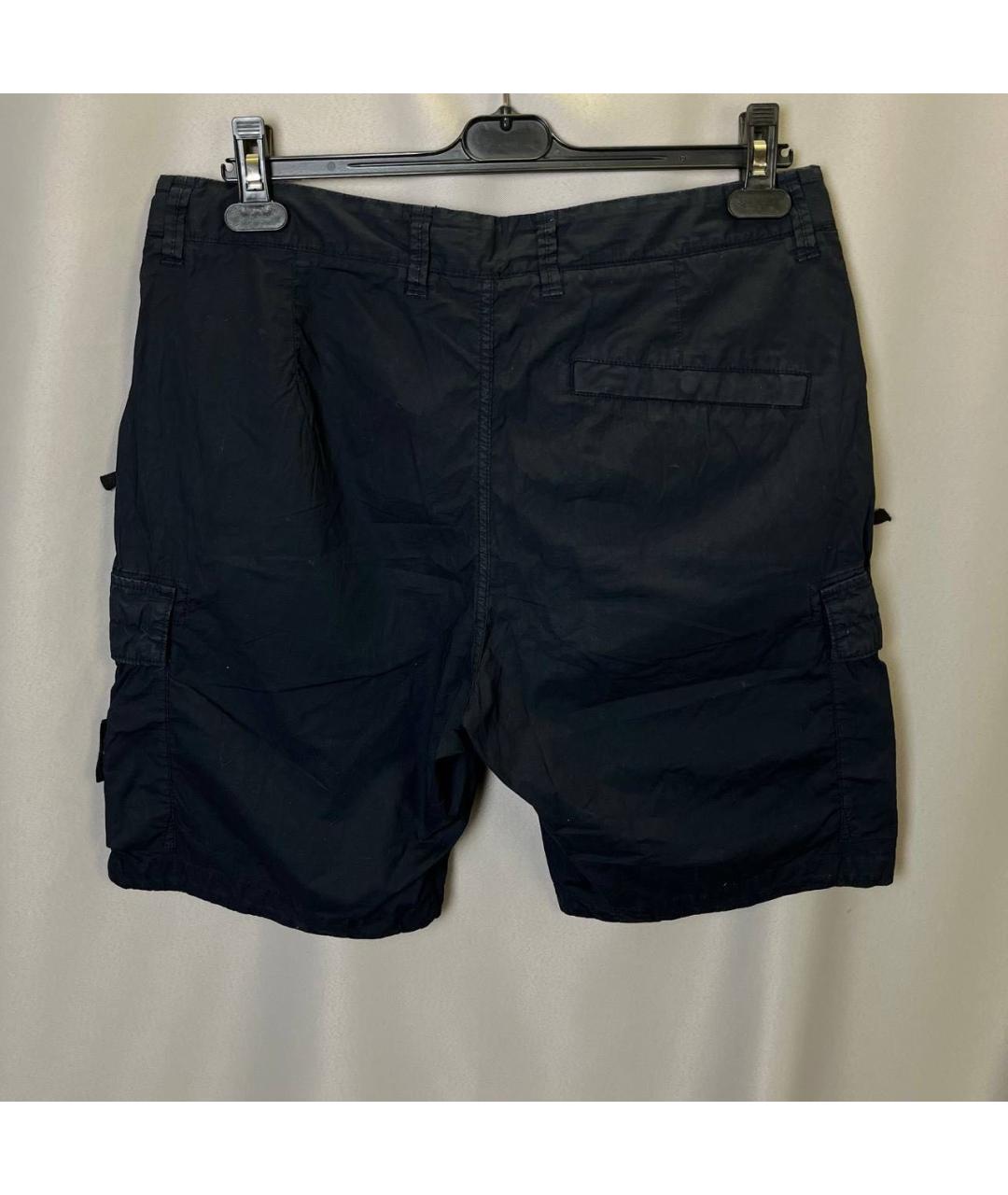STONE ISLAND Темно-синие шорты, фото 2