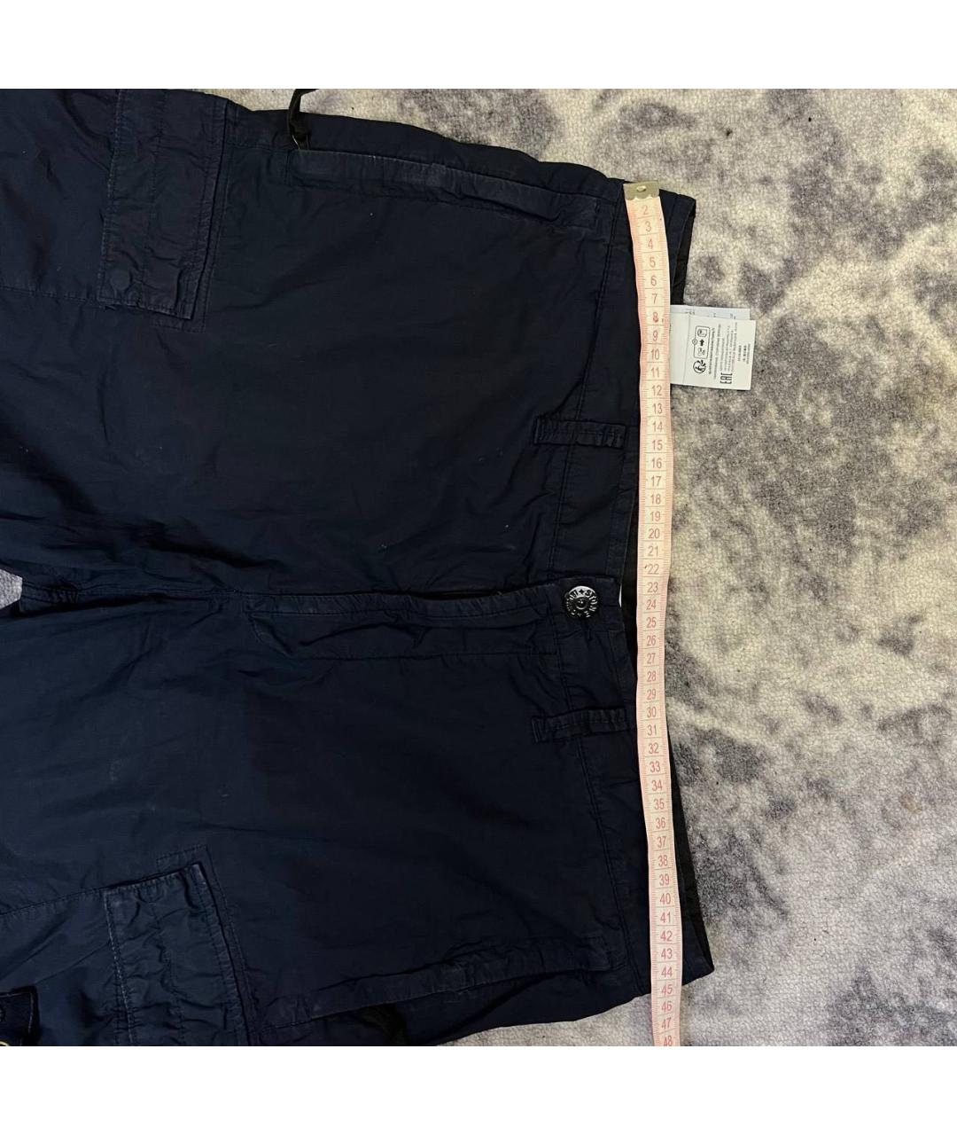 STONE ISLAND Темно-синие шорты, фото 6