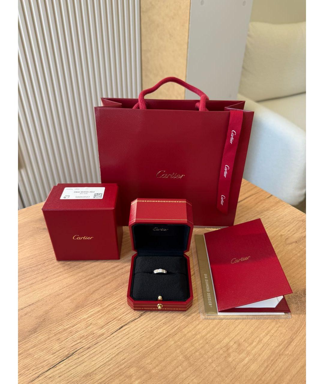 CARTIER Серебряное кольцо из белого золота, фото 2