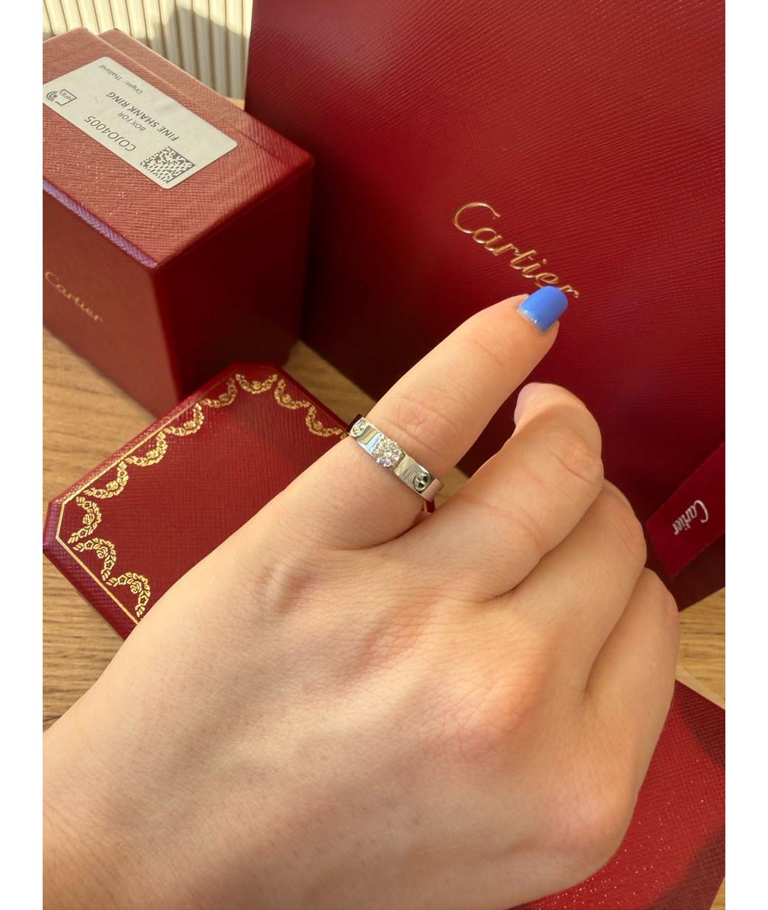 CARTIER Серебряное кольцо из белого золота, фото 6