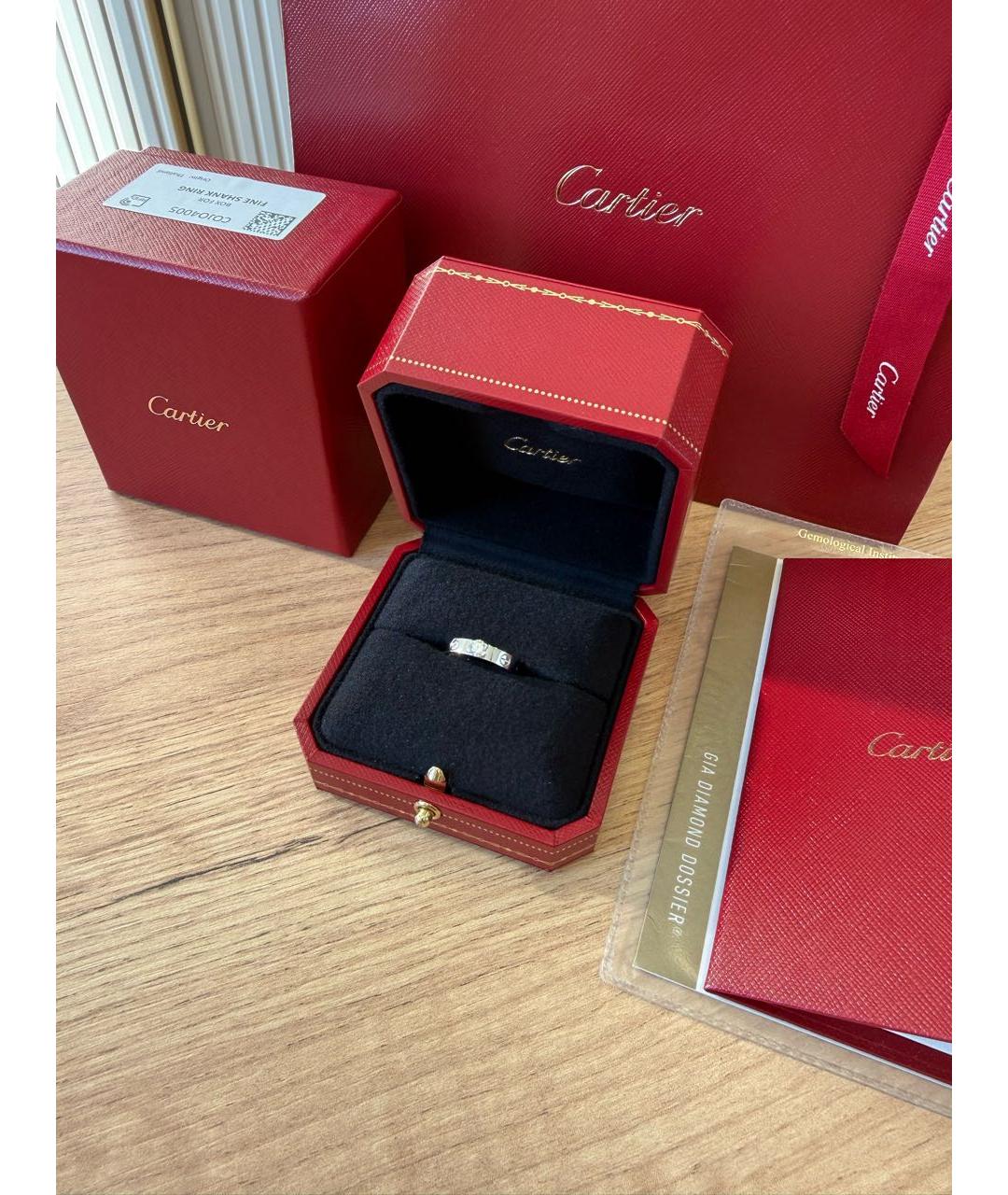 CARTIER Серебряное кольцо из белого золота, фото 3