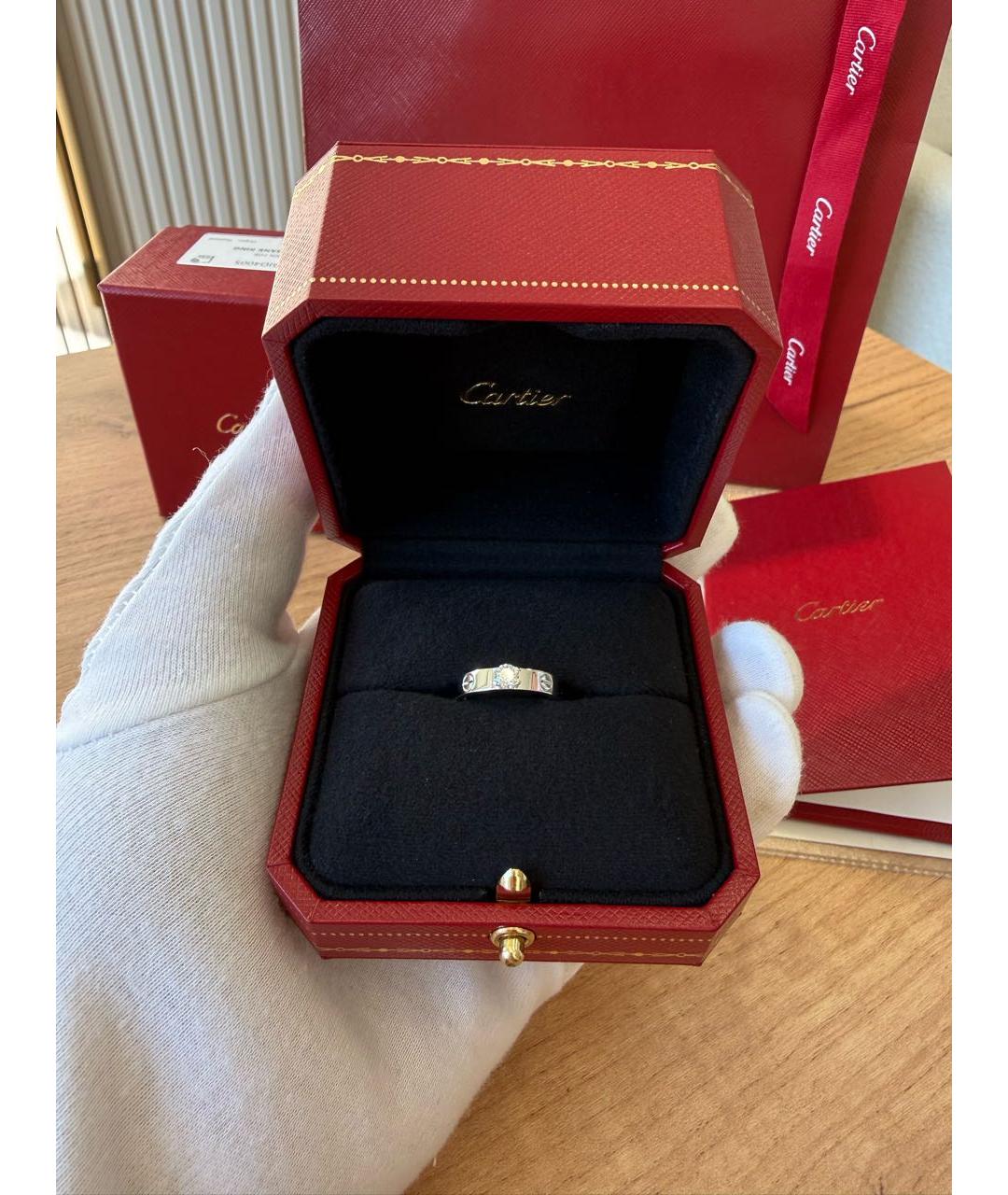 CARTIER Серебряное кольцо из белого золота, фото 5