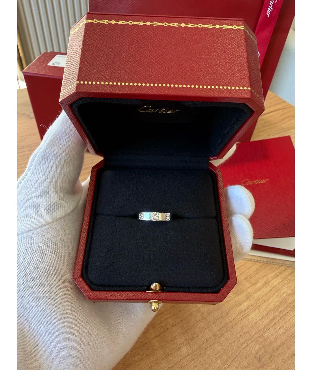 CARTIER Серебряное кольцо из белого золота, фото 4