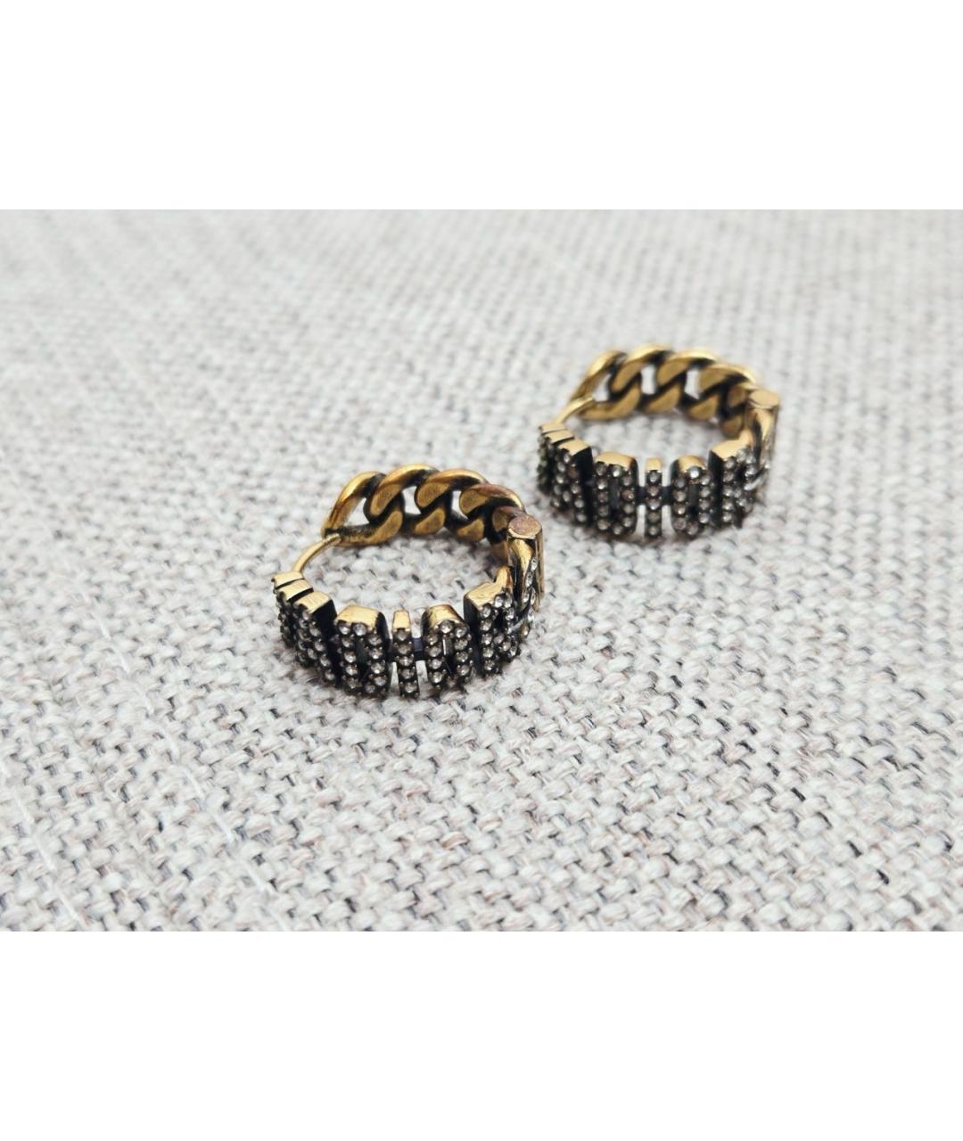 CHRISTIAN DIOR Золотые серьги, фото 5