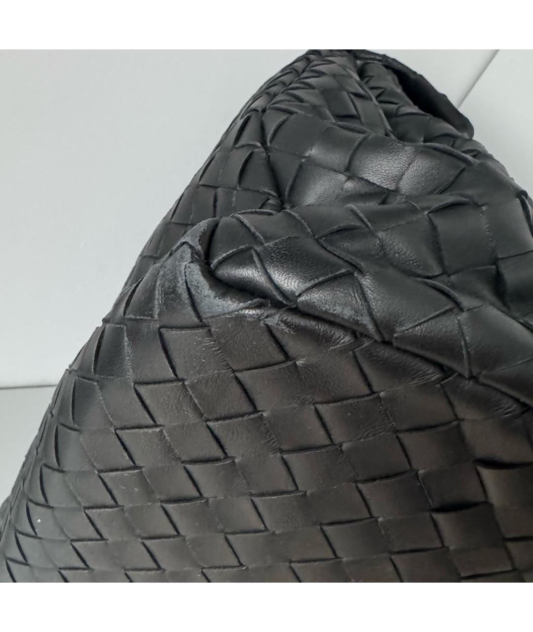 BOTTEGA VENETA Черный кожаный портфель, фото 6