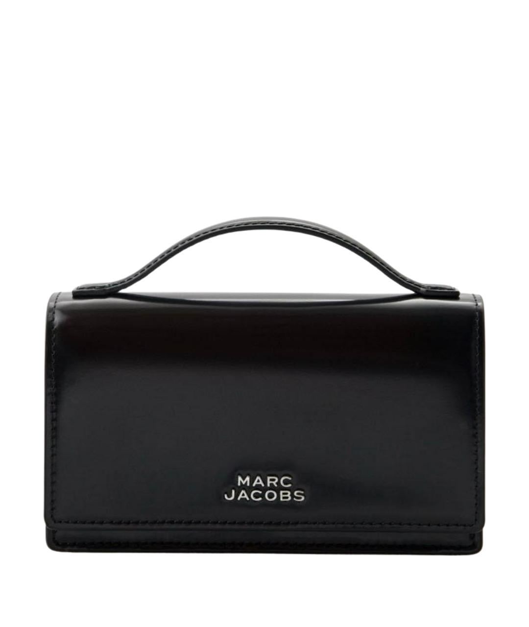 MARC JACOBS Черная кожаная сумка через плечо, фото 1