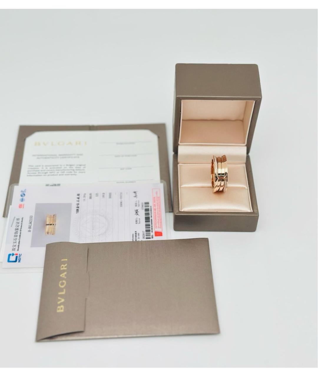 BVLGARI Золотое кольцо из розового золота, фото 2