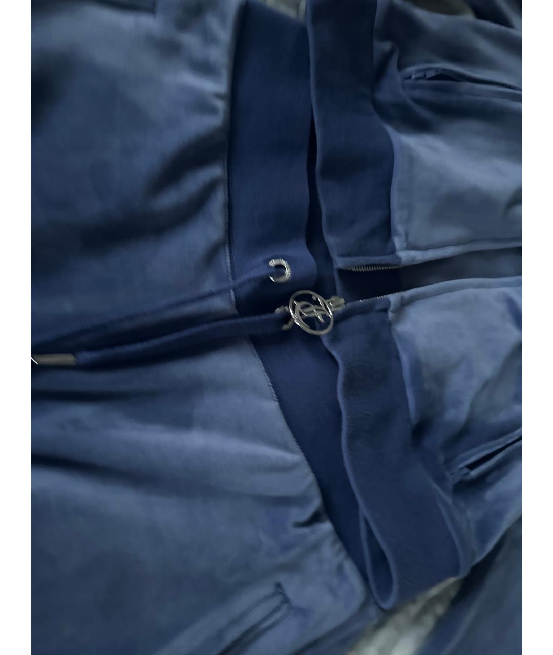 JUICY COUTURE Голубой велюровый костюм с брюками, фото 5