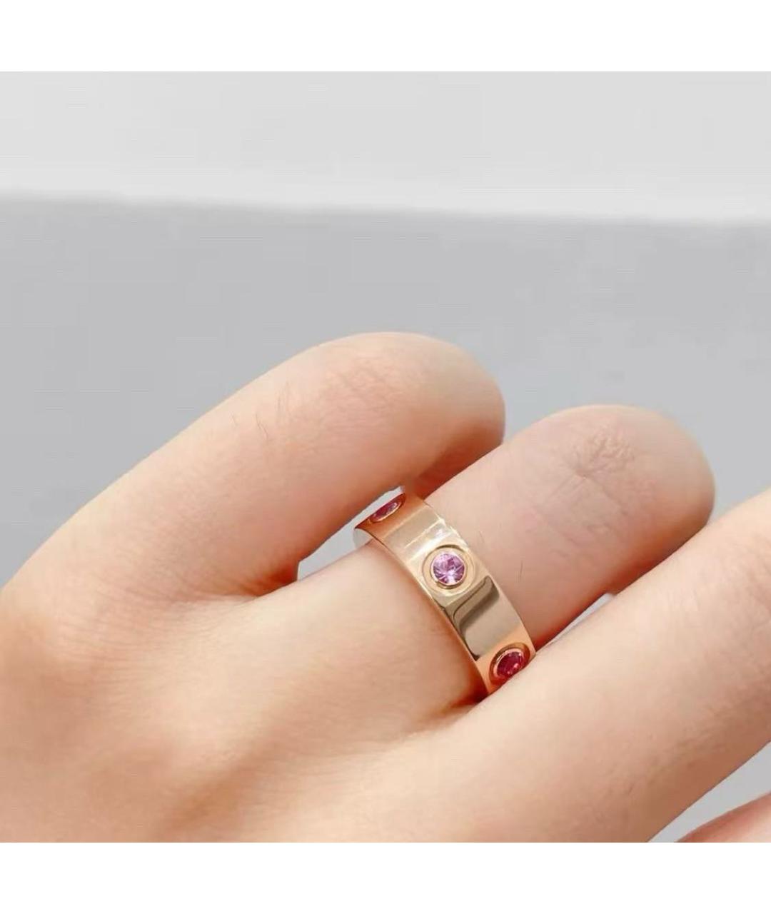 CARTIER Золотое кольцо из розового золота, фото 2