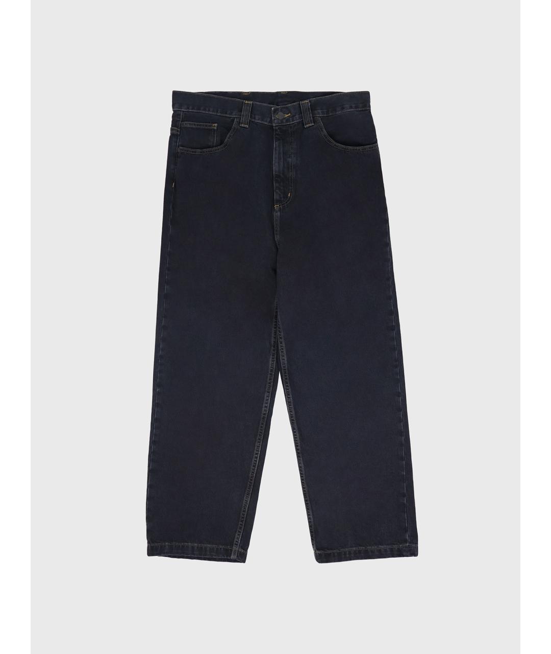 CARHARTT WIP Черные хлопковые прямые джинсы, фото 8