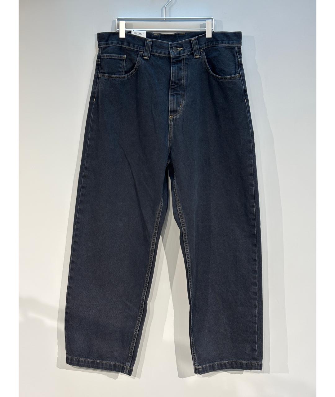 CARHARTT WIP Черные хлопковые прямые джинсы, фото 5