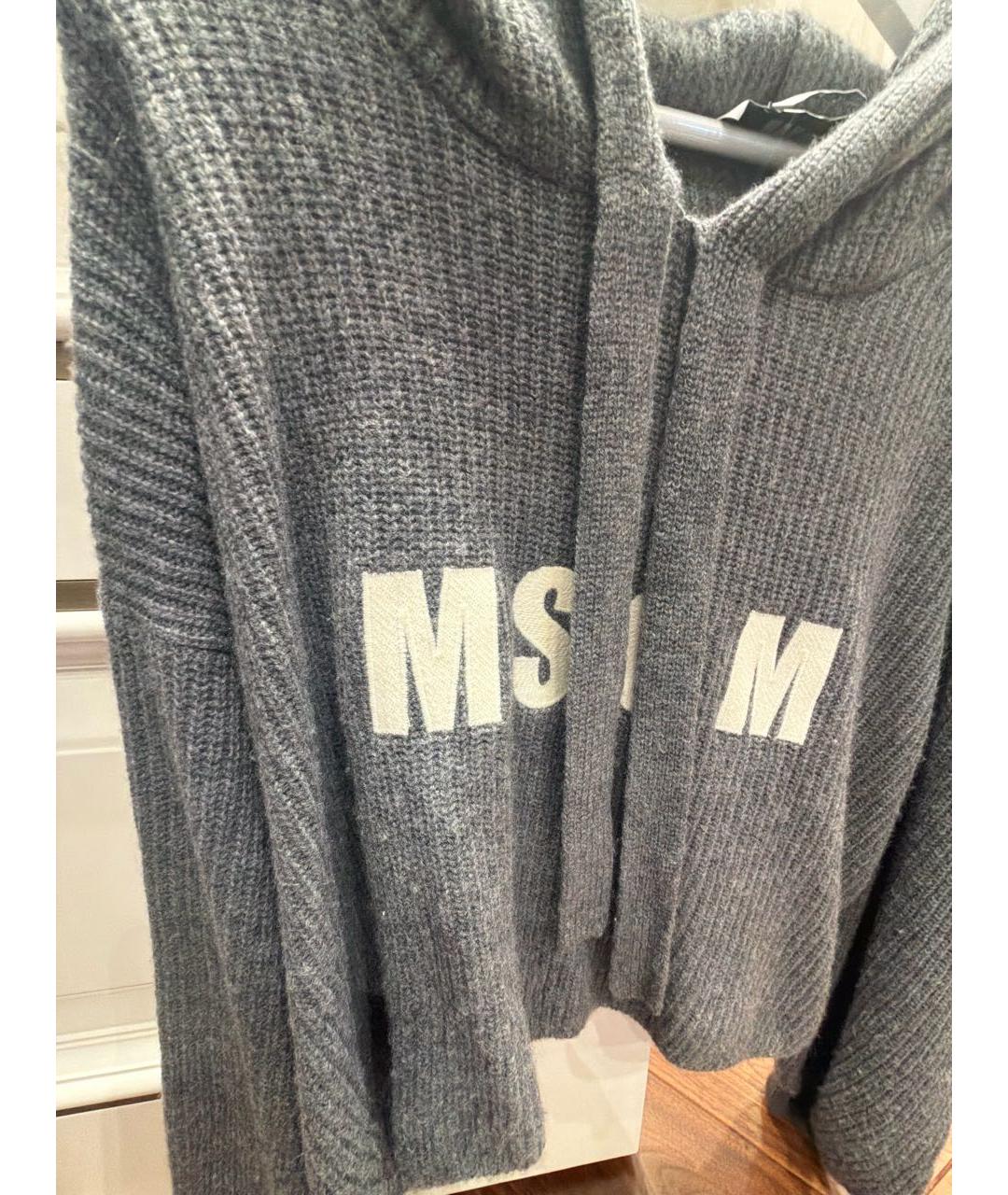 MSGM Серый вискозный джемпер / свитер, фото 4
