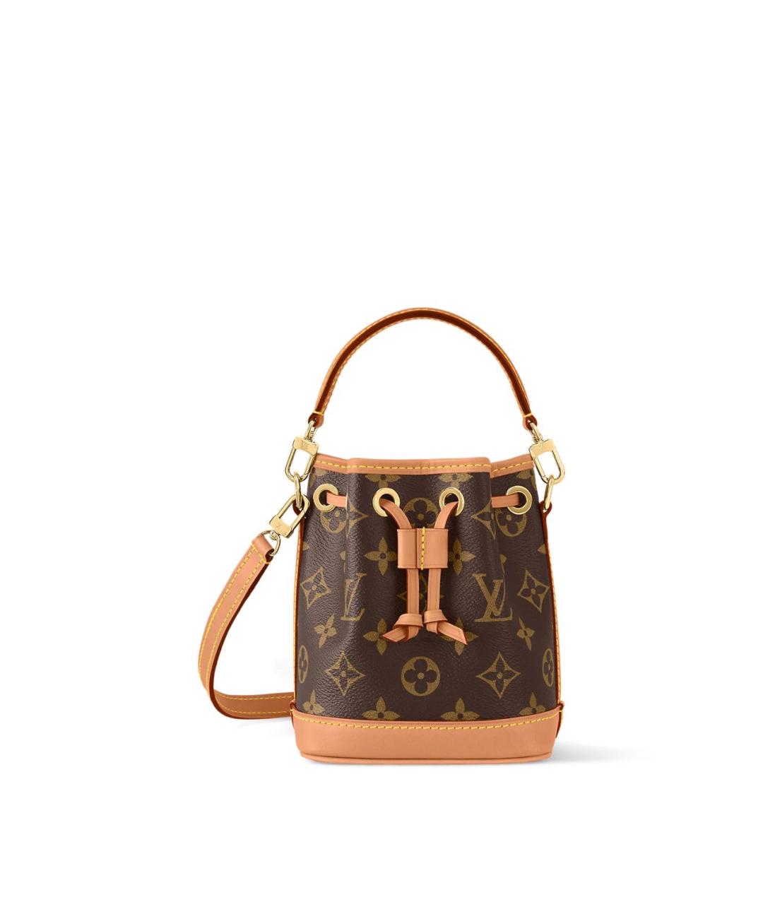 LOUIS VUITTON Коричневая сумка через плечо из канвы, фото 1