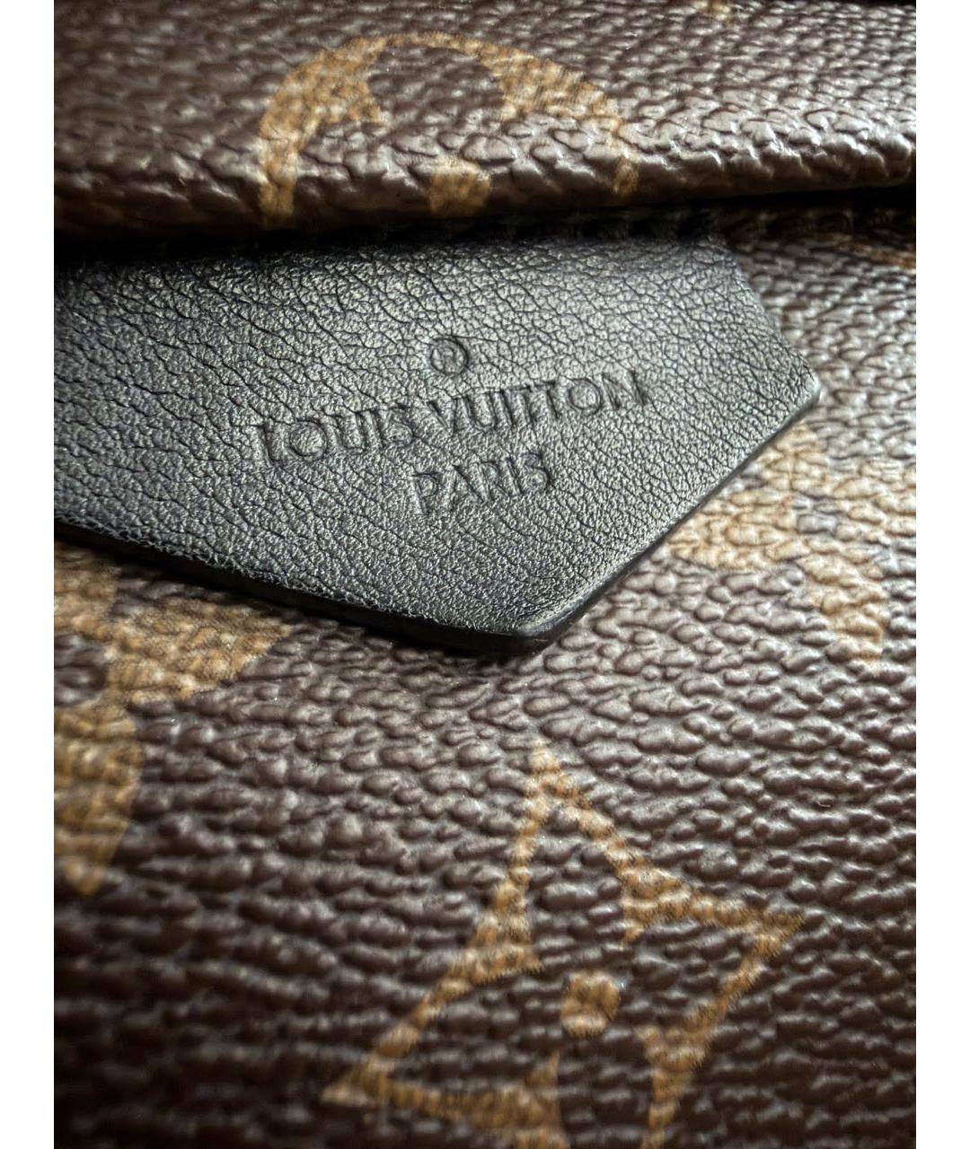 LOUIS VUITTON Коричневый рюкзак из канвы, фото 8