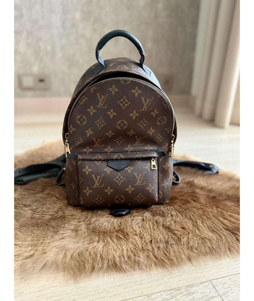 LOUIS VUITTON Коричневый рюкзак из канвы, фото 2