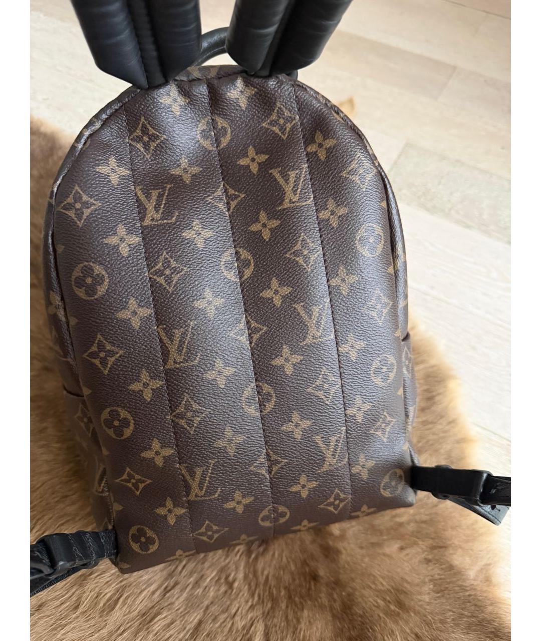LOUIS VUITTON Коричневый рюкзак из канвы, фото 5