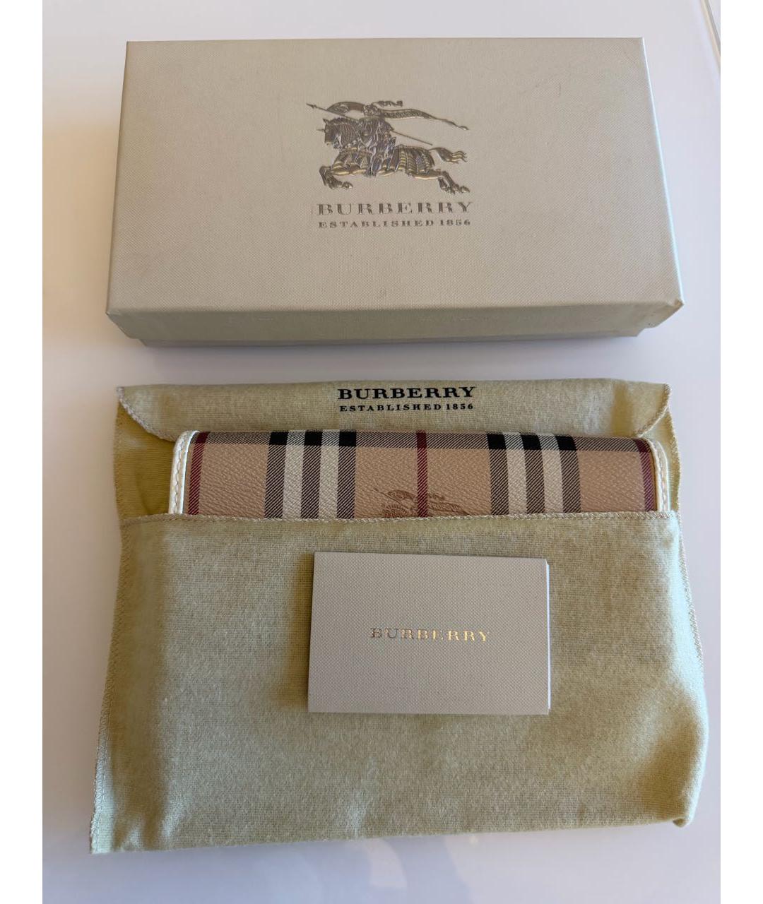 BURBERRY Мульти кожаный кошелек, фото 5