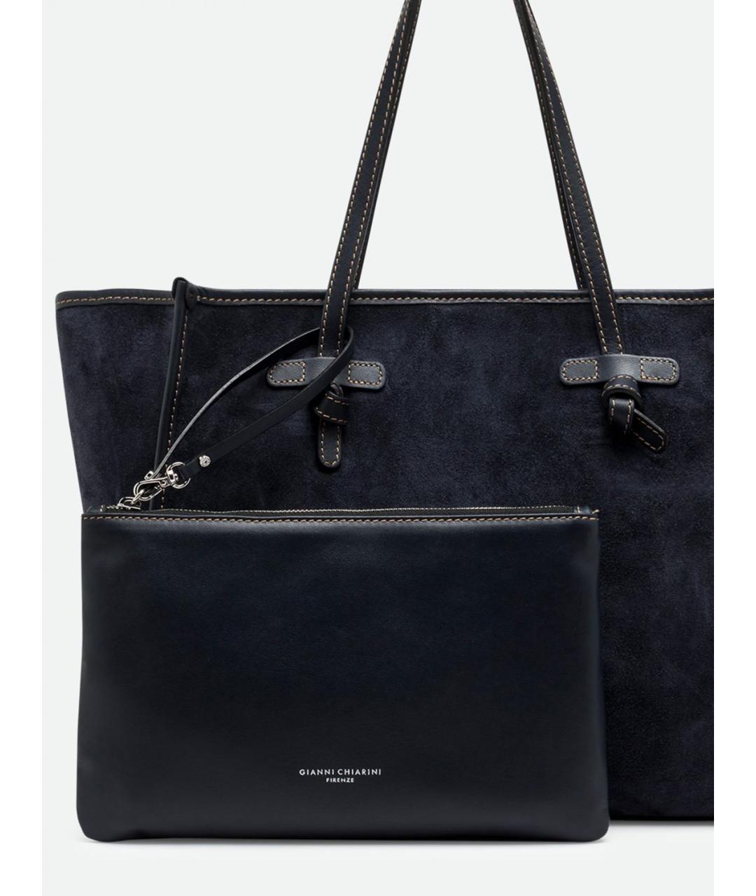 Gianni Chiarini Синяя сумка тоут, фото 3