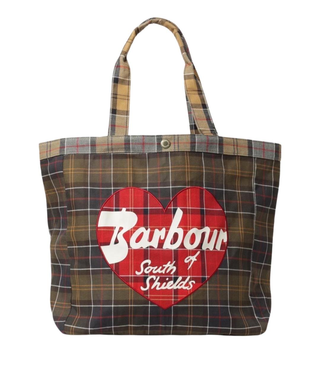 BARBOUR Мульти хлопковая сумка тоут, фото 1