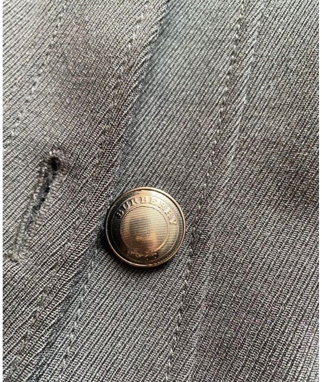 BURBERRY BRIT Черный шерстяной жакет/пиджак, фото 4