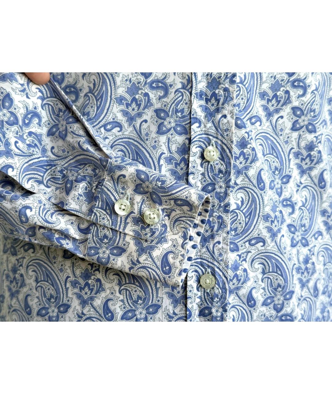 ETRO Мульти хлопко-эластановая рубашка, фото 6