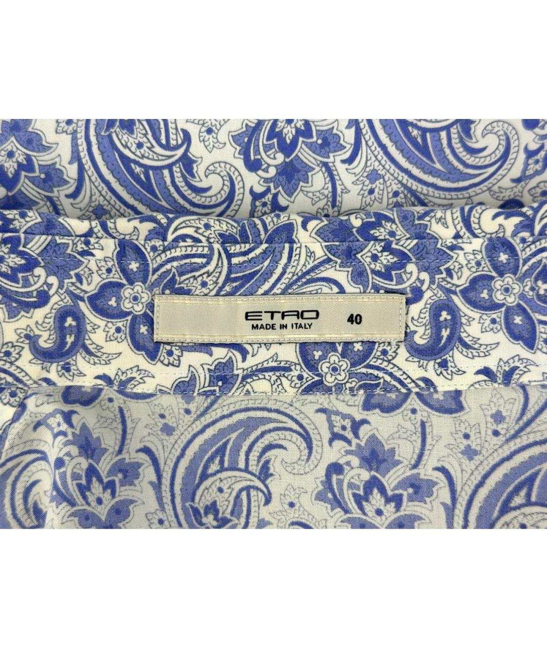 ETRO Мульти хлопко-эластановая рубашка, фото 3