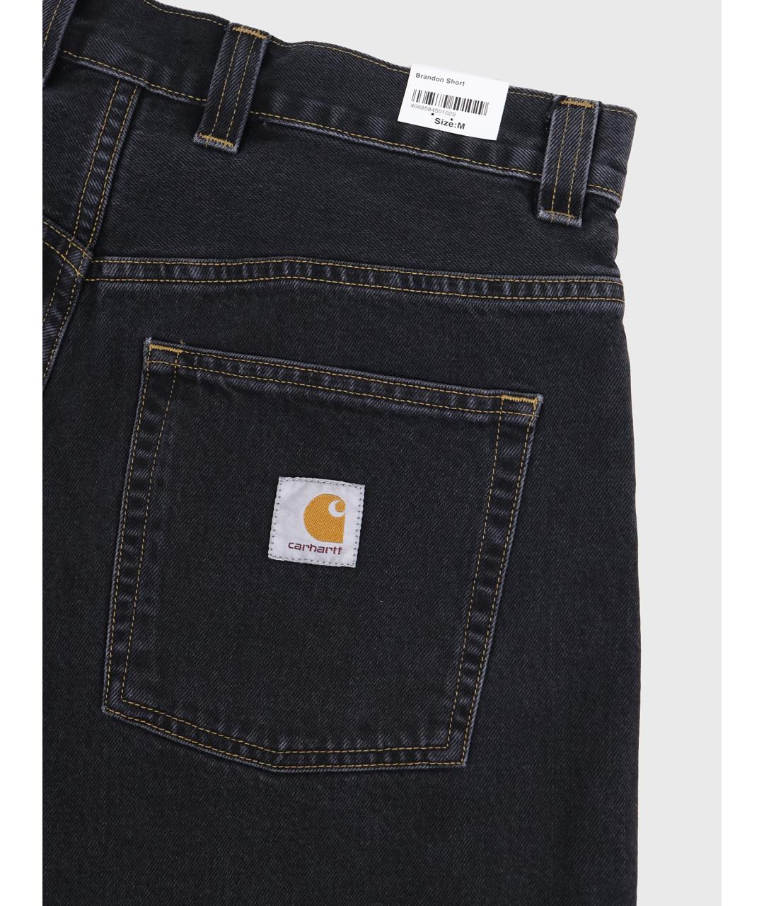 CARHARTT WIP Черные деним шорты, фото 4