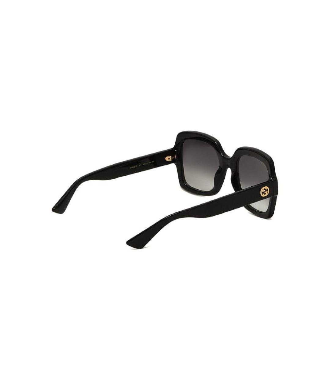 GUCCI Черные пластиковые солнцезащитные очки, фото 3