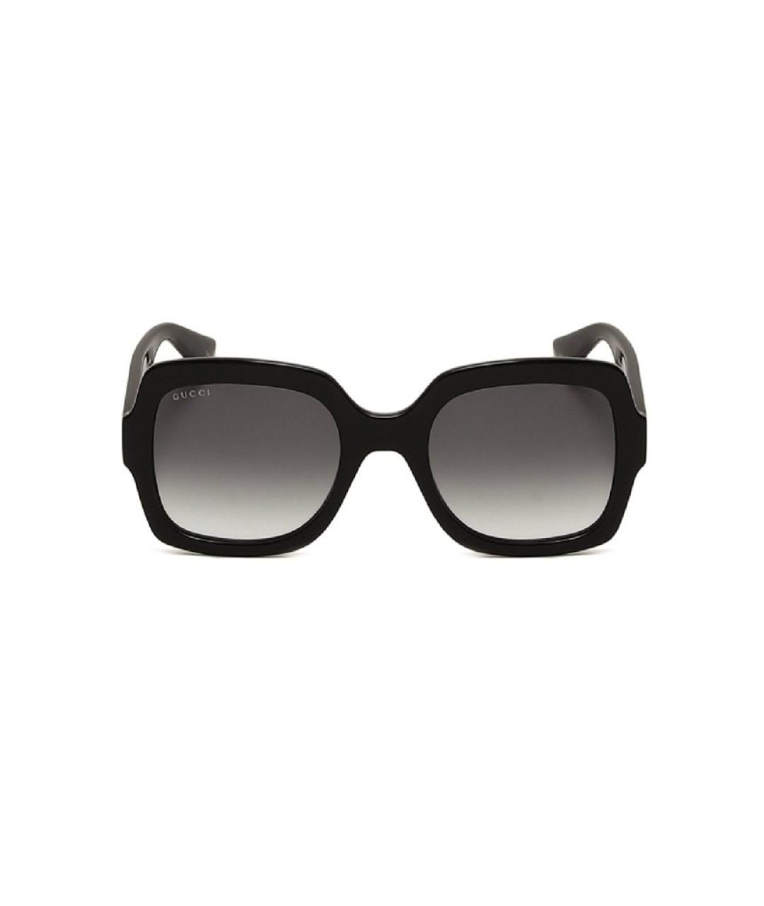GUCCI Черные пластиковые солнцезащитные очки, фото 1