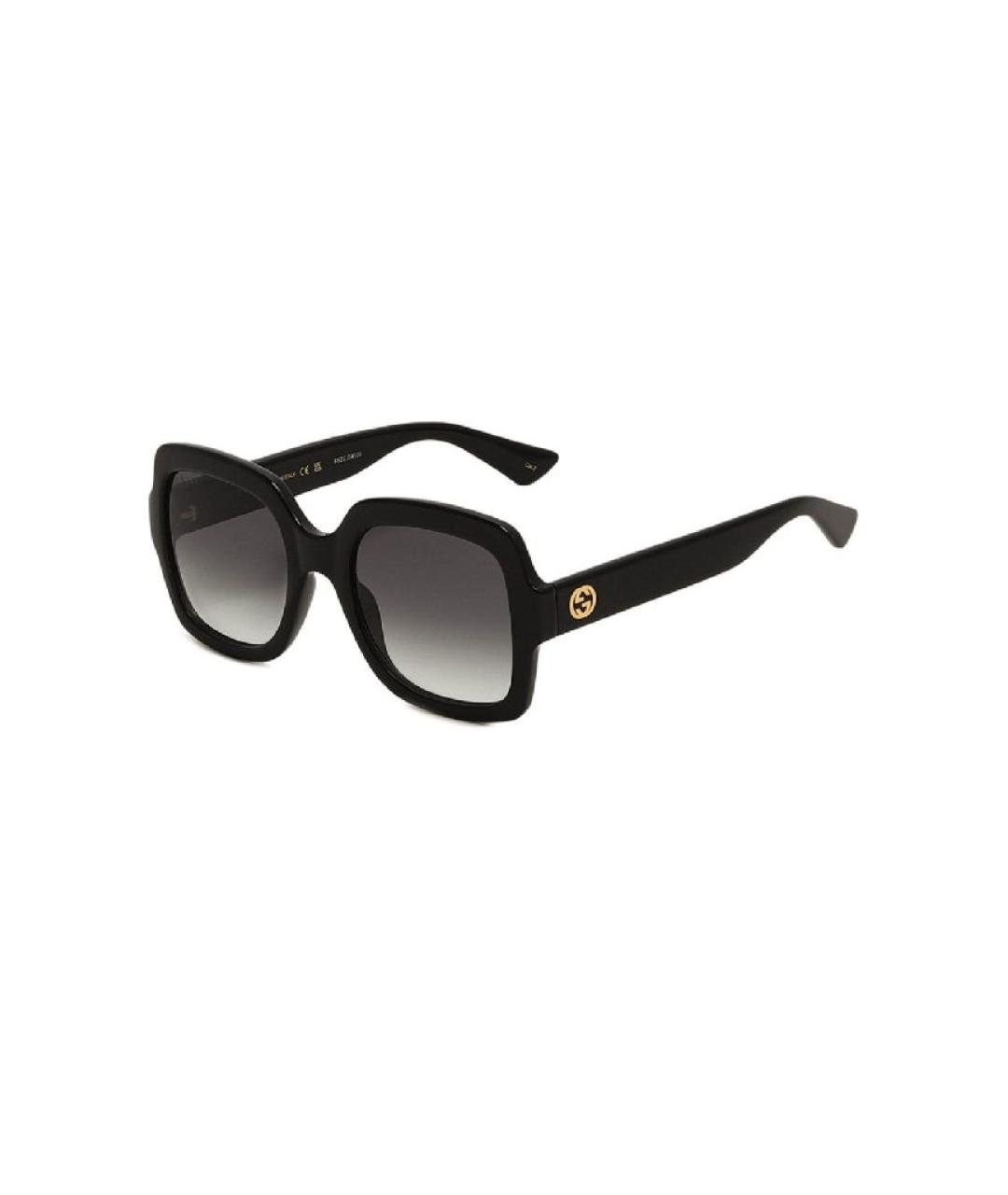 GUCCI Черные пластиковые солнцезащитные очки, фото 2