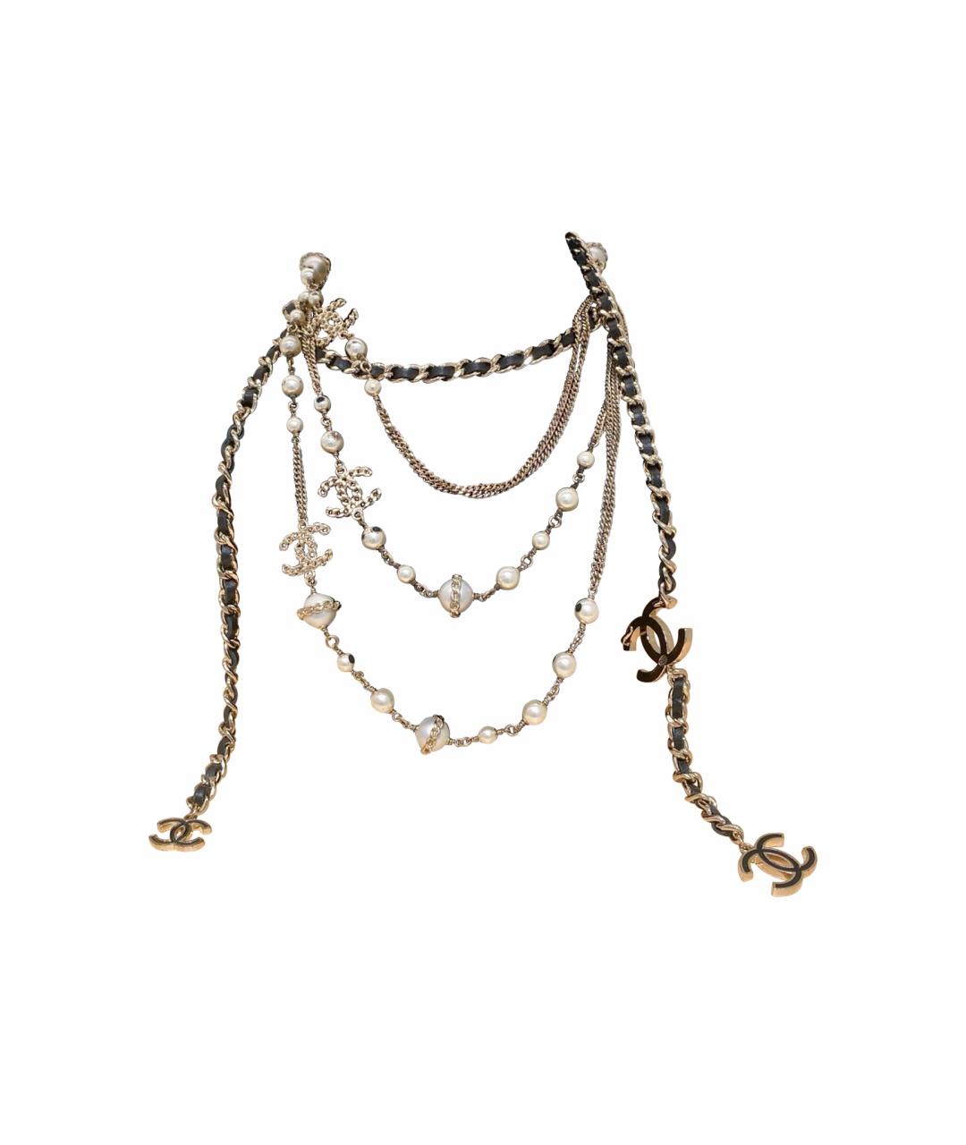CHANEL Золотое колье, фото 1