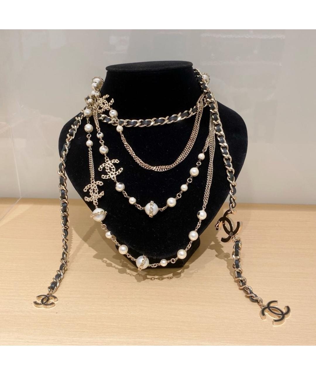CHANEL Золотое колье, фото 5