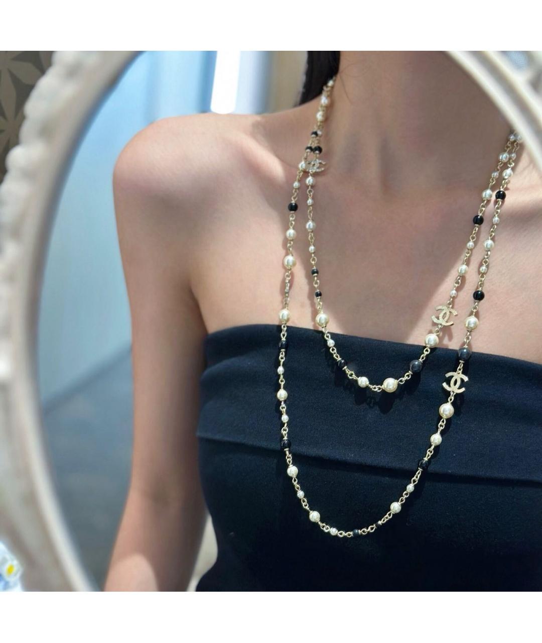 CHANEL Золотое колье, фото 4
