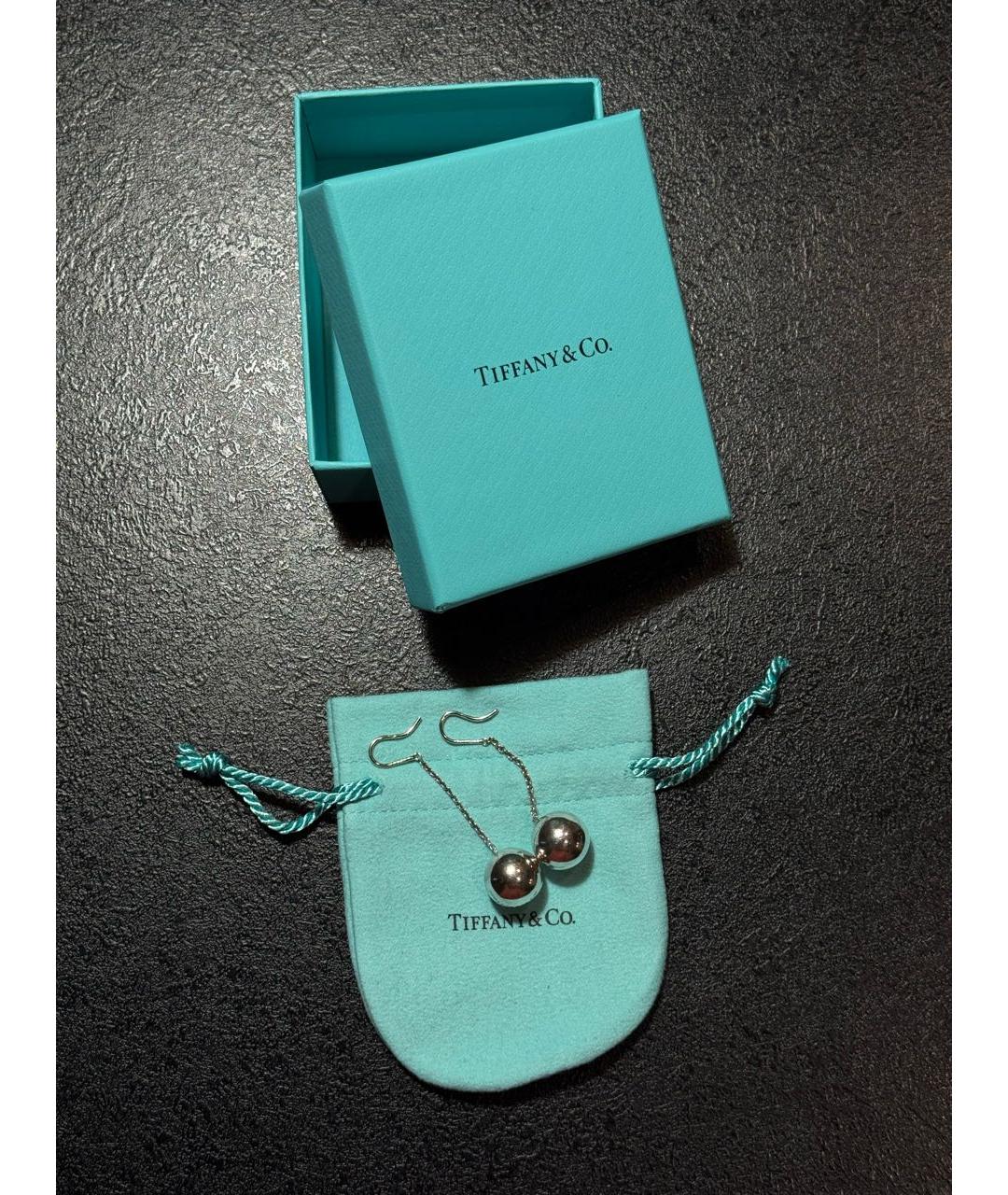 TIFFANY&CO Серебряные серебряные серьги, фото 3