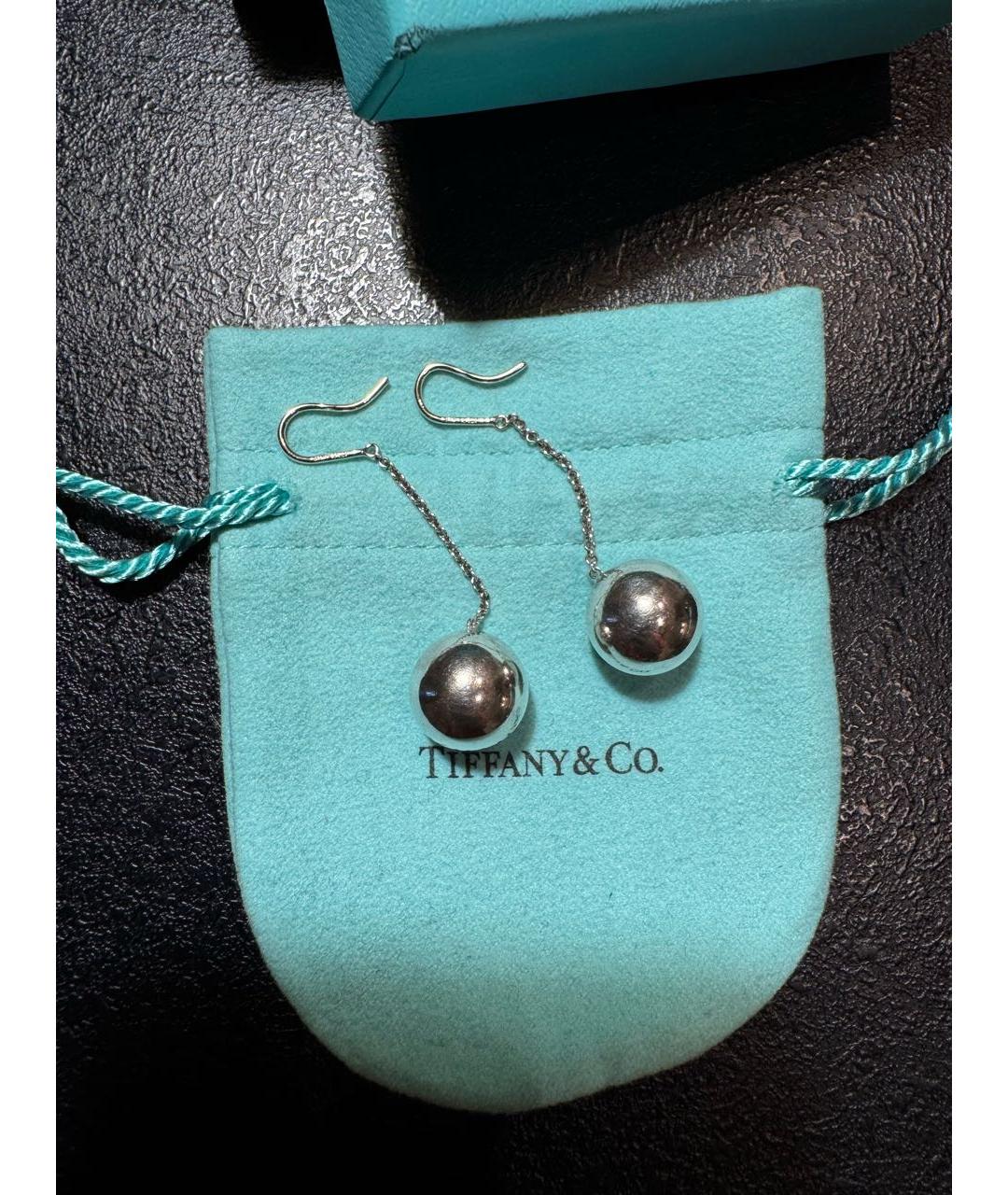TIFFANY&CO Серебряные серебряные серьги, фото 5