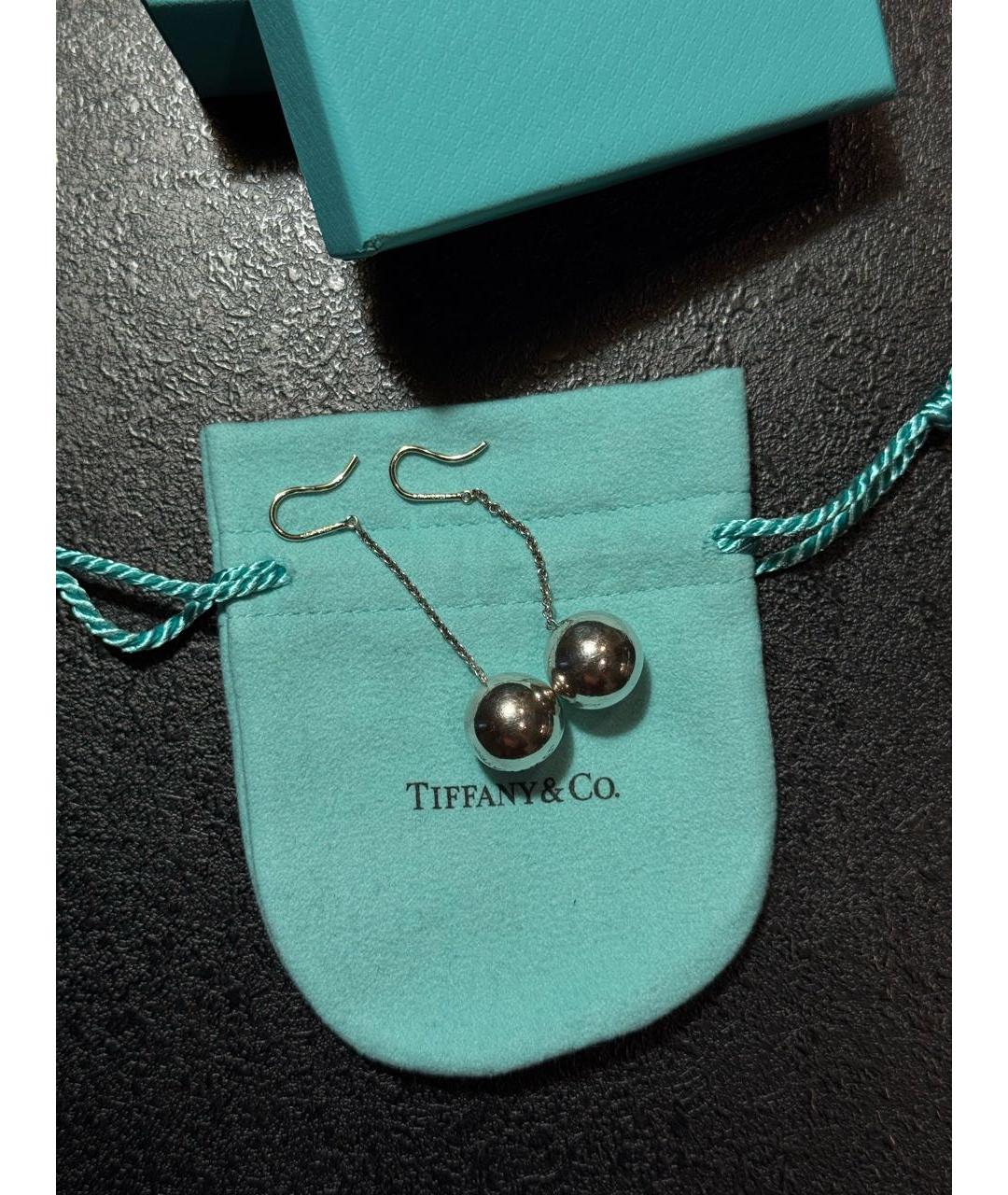 TIFFANY&CO Серебряные серебряные серьги, фото 2