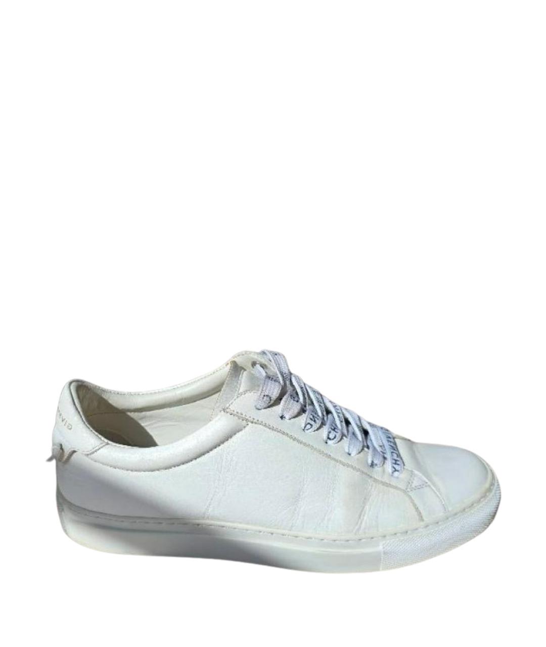 GIVENCHY Белые кожаные кеды, фото 1