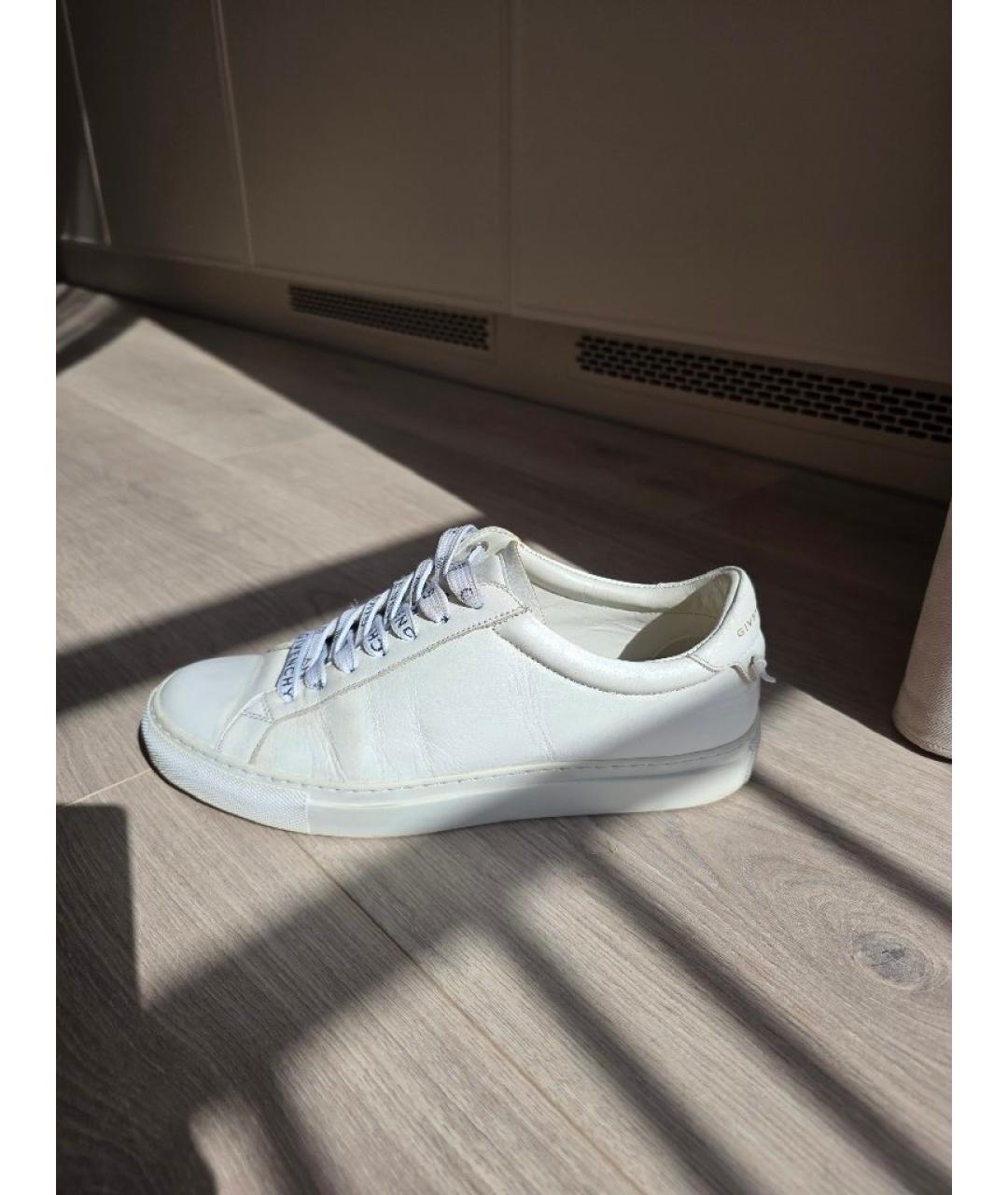 GIVENCHY Белые кожаные кеды, фото 9