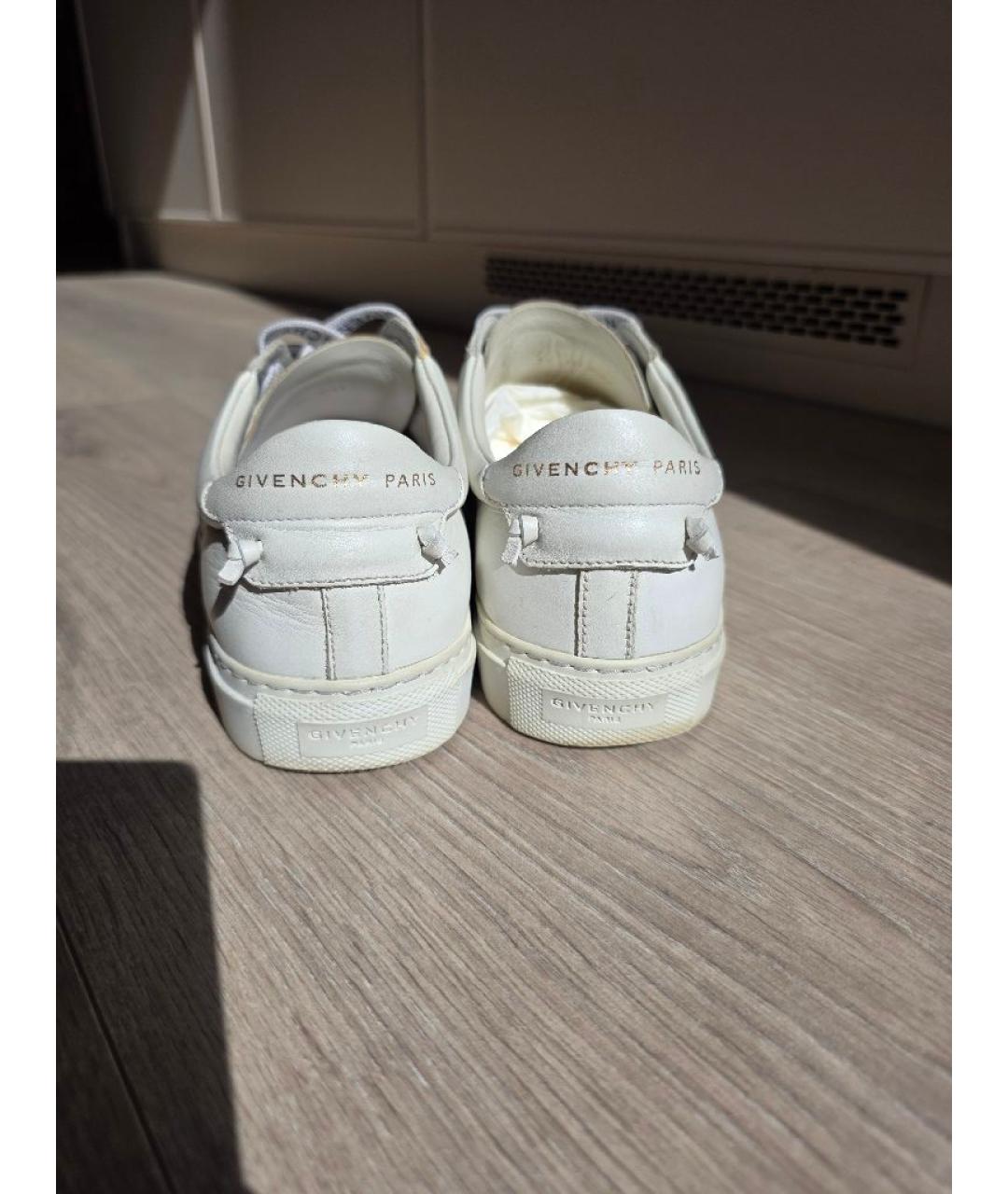 GIVENCHY Белые кожаные кеды, фото 4